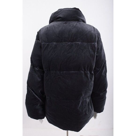 Massimo Dutti Womens Moleskin Jacket Quited Coat Blue L Large 6718/734 NWT - Picture 5 of 7